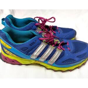 ADIDAS  Run Strong Athletic Women's Sneakers / KATR / Size 10 / Blue‎ & Yellow